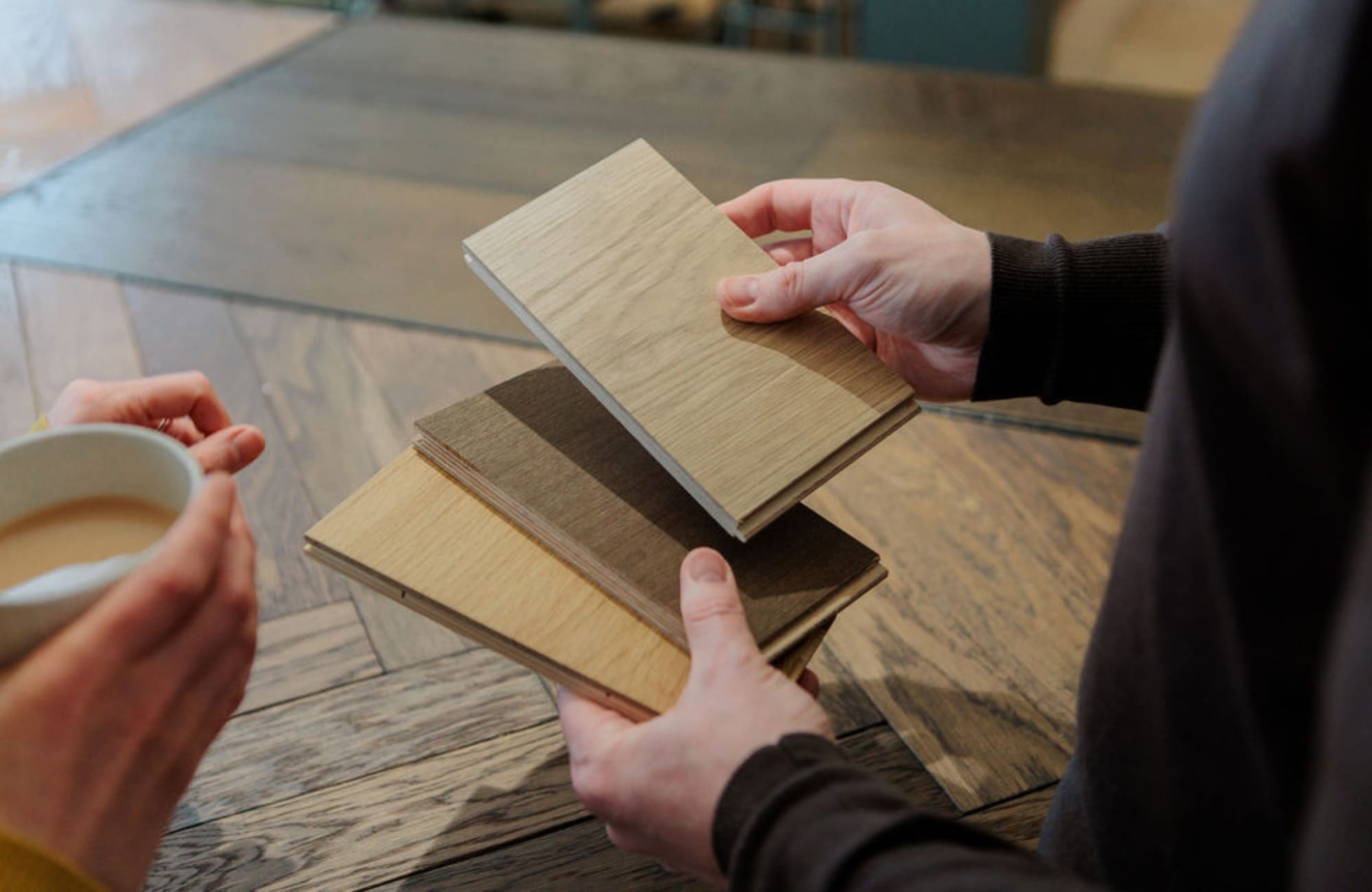 Hardwood wood floors sample
